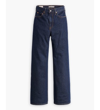 Levi's Niebieskie dżinsy z szerokimi nogawkami