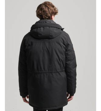 Superdry Miejska pikowana parka czarna