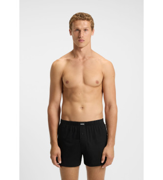 BOSS Set di 2 boxer in jersey nero