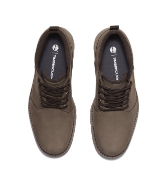 Timberland Britton Road brown waterproof mid-calf leather lace-up chukka boots