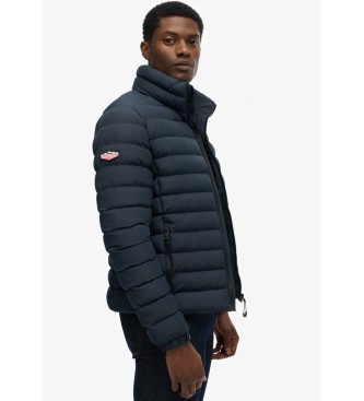 Superdry Giacca imbottita blu navy con stampa Fuji