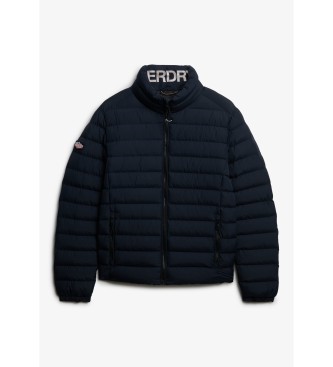 Superdry Giacca imbottita blu navy con stampa Fuji