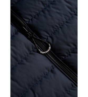 Superdry Giacca imbottita blu navy con stampa Fuji