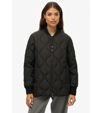 Superdry Short Quilted Liner Jacket black