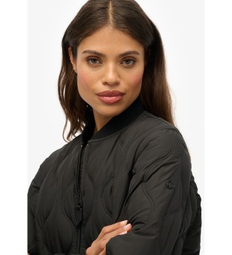 Superdry Short Quilted Liner Jacket black
