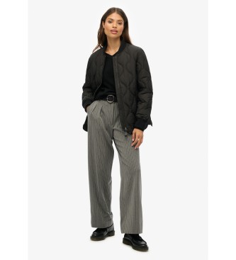 Superdry Short Quilted Liner Jacket black