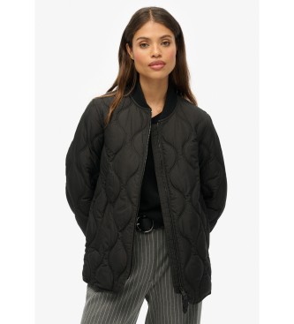 Superdry Short Quilted Liner Jacket black