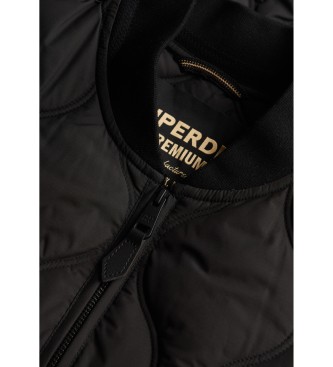 Superdry Short Quilted Liner Jacket black
