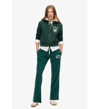 Superdry Pantal�n Jogger acampanados Athletic Essentials verde