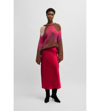 BOSS Visos skirt red