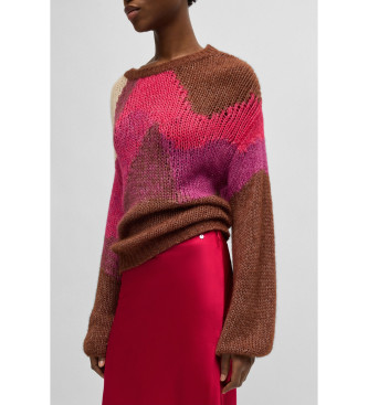 BOSS Visos skirt red