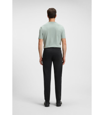 BOSS Svarta avsmalnande chinosbyxor