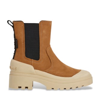 Pepe Jeans Stivaletti Chelsea Hale marroni