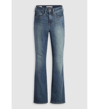 Levi's Bootcut jeans met hoge taille 725 blauw