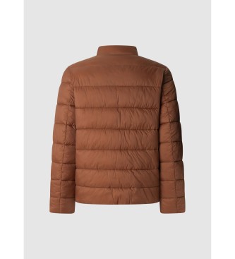 Pepe Jeans Kurtka puchowa czerwono-brązowa
