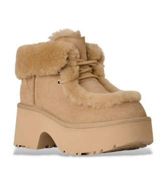 UGG Bottines en cuir beige Esmee