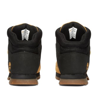 Timberland Mid-calf lace-up leather boots Euro Sprint yellow