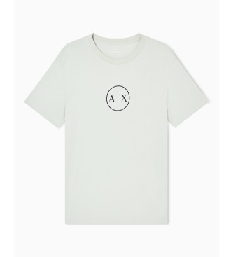 A|X Armani Exchange T-shirt redonda com log�tipo azul