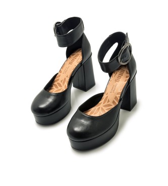 MTNG Sandali Sindy neri - Altezza tacco 9 cm -