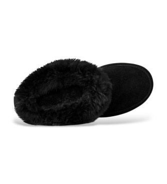 UGG Classic Ultra Mini Chalet Leren Laarsjes zwart