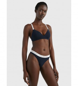 Tommy Hilfiger Tange z logotipom na pasu mornarsko modre barve