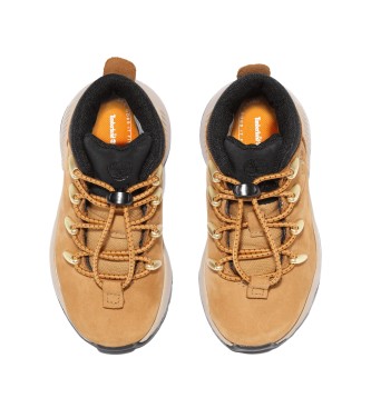 Timberland Leren laarzen Sprint Trekker Mid Lace Up geel