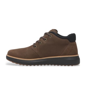 Timberland Hudson Road mrkebrune chukka-stvler i lder med Gore-Tex-membran Hudson Road 