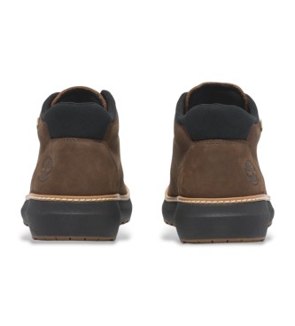 Timberland Hudson Road mrkebrune chukka-stvler i lder med Gore-Tex-membran Hudson Road 