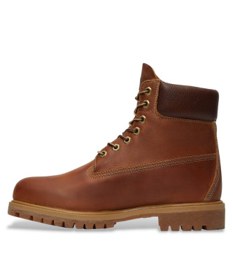 Timberland Premium 6 Inch Leather Ankle Boots Brown