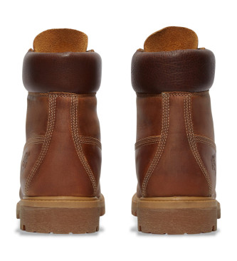 Timberland Premium 6 Inch Leather Ankle Boots Brown
