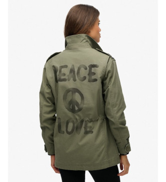 Superdry Casaco de campo embelezado verde