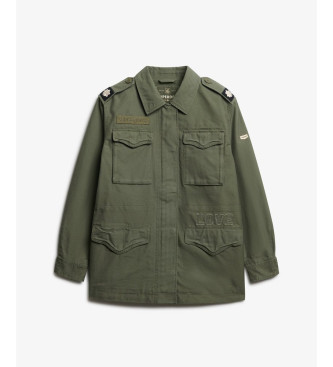 Superdry Casaco de campo embelezado verde