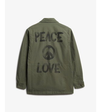 Superdry Casaco de campo embelezado verde