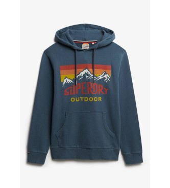 Superdry Mountain Relaxed sweat-shirt bleu
