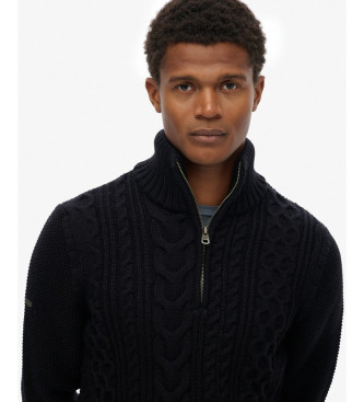Superdry Camisola Jacob Cable azul-marinho