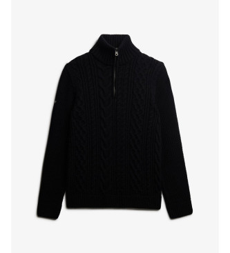 Superdry Camisola Jacob Cable azul-marinho