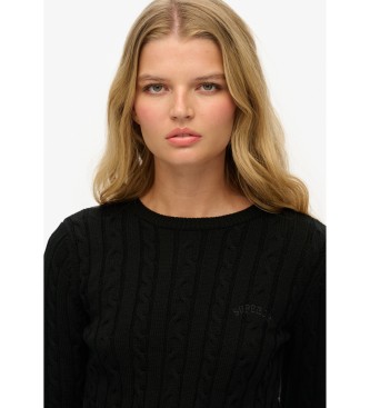 Superdry Essentials Pull Slim noir