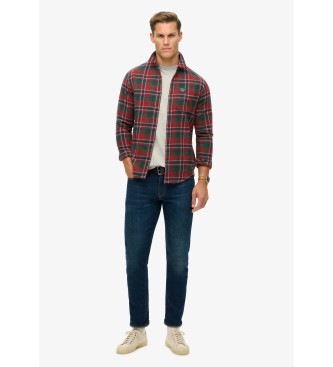 Superdry Camisa de lenhador vermelha