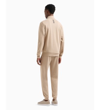 EA7 Tekaška oblačila bež barve