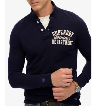 Superdry Polo Vintage Athletic blu navy