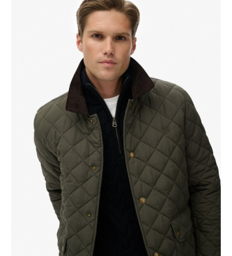 Superdry Casaco acolchoado Coach Estate verde