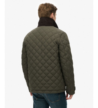 Superdry Casaco acolchoado Coach Estate verde