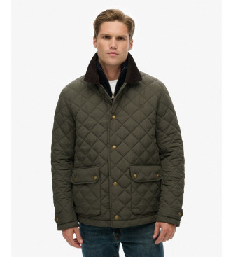 Superdry Casaco acolchoado Coach Estate verde