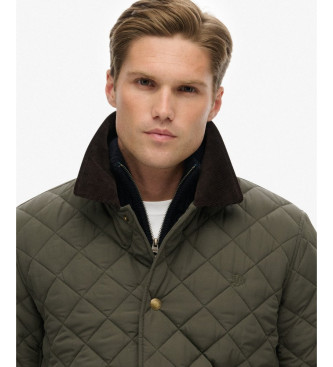 Superdry Casaco acolchoado Coach Estate verde