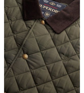 Superdry Casaco acolchoado Coach Estate verde