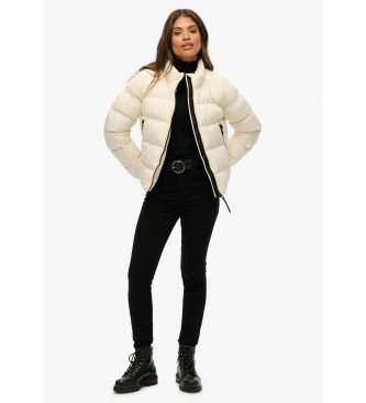 Superdry Chaqueta Sports Puffer blanco roto