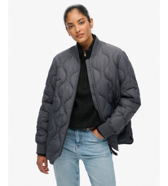 Superdry Jakke kort quiltet foring gr�