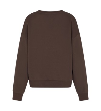 EA7 Sichtbarkeit Sweatshirt braun