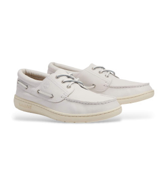 Timberland Couro Nautic Portofino Pier branco