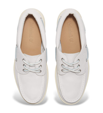Timberland Couro Nautic Portofino Pier branco